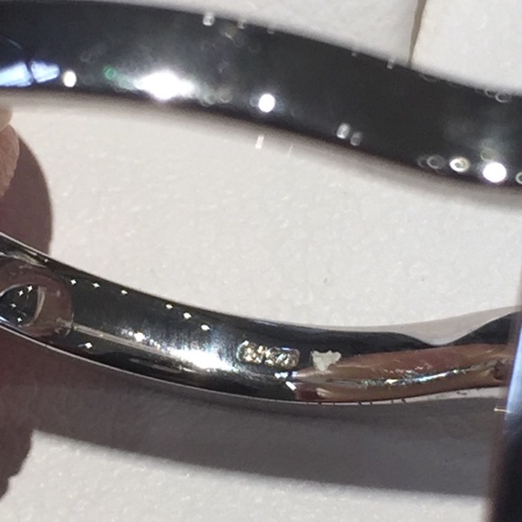 Sterling silver BREUNING white sapphire ring - Picture 6 of 6